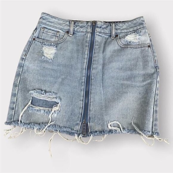 PacSun Denim Mini Skirt - Picture 6 of 6